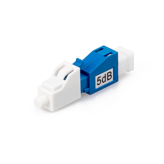5dB LC/UPC Male-Female Single Mode Fixed Fiber Optic Attenuator 10p