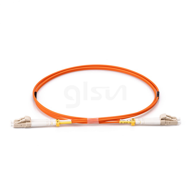 2m Fiber Optic Patch Cable LC UPC to LC UPC Duplex OM1