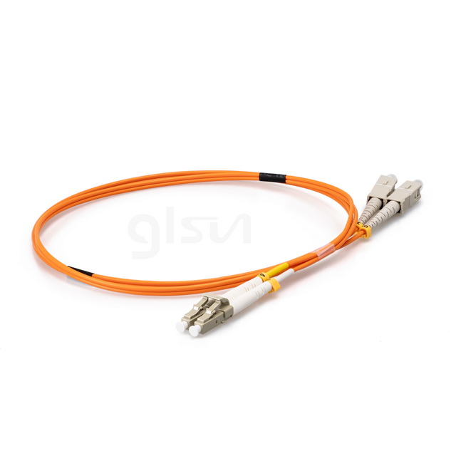 3m Fiber Optic Patch Cable LC UPC to SC UPC Duplex OM1
