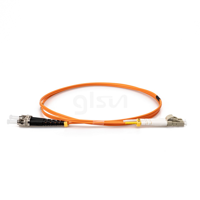 1m Fiber Optic Patch Cable LC UPC to ST UPC Duplex OM1