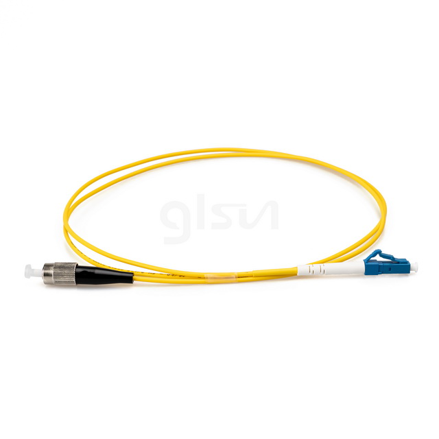 1m Fiber Optic Patch Cable LC UPC to FC UPC Simplex OS2